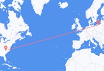 Flights from Charlotte to Gdansk