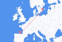 Flights from Santander, Spain to Kalmar, Sweden