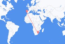 Vuelos de Margate, KwaZulu-Natal, Sudáfrica a Faraón, Portugal