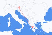 슬로베니아 류블랴나에서 출발해 그리스 파트라스에게(으)로 가는 항공편