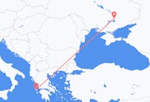 Flyg från Zaporizhia till Cephalonia