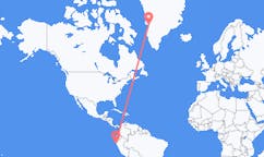 Flyrejser fra Chiclayo, Peru til Ilulissat, Grønland