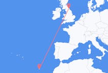 来自英格兰的出发地 泰恩河畔纽卡斯尔目的地 葡萄牙丰沙尔的航班