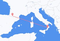 Flights from Lourdes, France to Lamezia Terme, Italy