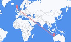 从卡拉薩 (西澳洲)飞往印威內斯的航班