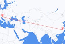中国出发地 上饶市飞往中国目的地 卢布尔雅那的航班