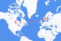 Flyg från Winnipeg, Kanada till Göteborg, Sverige