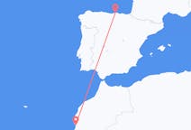 Loty z miasta Agadir do miasta Santander
