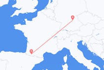 Flyrejser fra Nürnberg, Tyskland til Lourdes, Frankrig