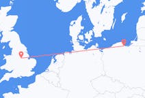 Flyrejser fra Nottingham, England til Gdansk, Polen