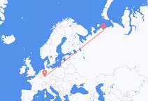 Flights from Naryan-Mar, Russia to Frankfurt, Germany