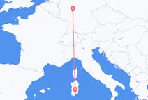 Flyreiser fra Frankfurt, Tyskland til Cagliari, Italia