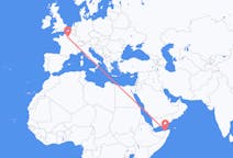Flyreiser fra Bosaso, Somalia til Paris, Frankrike