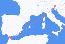 Fly fra Tétouan til Trieste