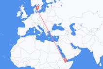 Flights from Jijiga to Copenhagen