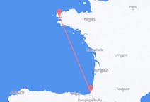 Flyg från Brest till Biarritz