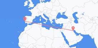 Loty z Kuwejtu do Portugalii