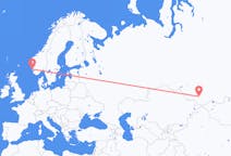 Flights from Gorno-Altaysk, Russia to Haugesund, Norway