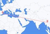 Flights from Kengtung, Myanmar (Burma) to Alicante, Spain