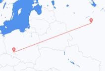 Flyg från Moskva, Ryssland till Wroclaw, Polen