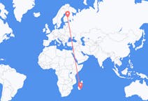 Flights from Tôlanaro, Madagascar to Kuopio, Finland