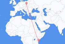 Flyreiser fra Pemba, Tanzania til Katowice, Polen