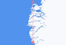 Flights from Maniitsoq, Greenland to Aasiaat, Greenland