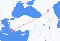 Flyg från Vladikavkaz till Rhodes, England
