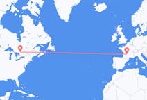 出发地 加拿大北灣目的地 法国布里夫拉盖亚尔德的航班