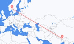 Flyg från Paro (distriktshuvudort) till Oslo