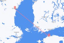 Vluchten van Tallinn naar Sundsvall