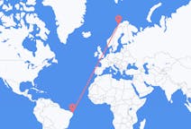 Flyrejser fra Natal, Brasilien til Tromsø, Norge