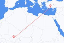 Vols d’Ouagadougou pour Antalya
