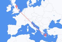 Flights from Heraklion, Greece to Doncaster, the United Kingdom