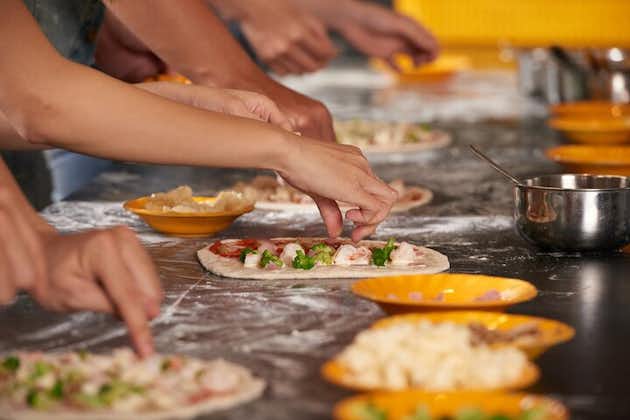 Pizza, Pasta and Tiramisù Cooking Class with Chef in Rome