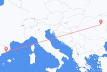 Flights from Barcelona in Spain to Bacău in Romania