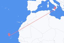 Flug frá São Vicente, Grænhöfðaeyjum til Catania, Ítalíu