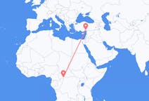 Flights from Bangui, Central African Republic to Adana, Turkey