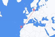 Flyreiser fra Ajuy, Spania til Rostock, Tyskland