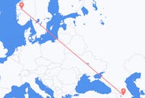 Flights from Ganja, Azerbaijan to Sogndal, Norway