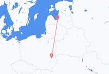 Flug frá Lublin, Póllandi til Riga, Lettlandi