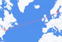 Flyg från Washington, D. C. Till Stockholm