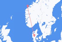 Vols de Billund, Danemark vers Ålesund, Norvège