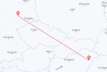 Vluchten van Debrecen, Hongarije naar Leipzig, Duitsland