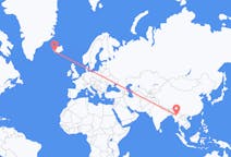 Flyg från Mandalay, Myanmar (Burma) till Reykjavík, Myanmar (Burma)