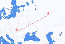 Flyg från Kazan, Ryssland till Oradea, Rumänien