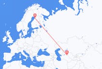 Flyreiser fra Urgench, Usbekistan til Uleåborg, Finland