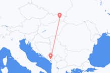 Vluchten van Kosice, Slowakije naar Podgorica, Montenegro