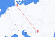 Flug frá Hamborg til Belgrad