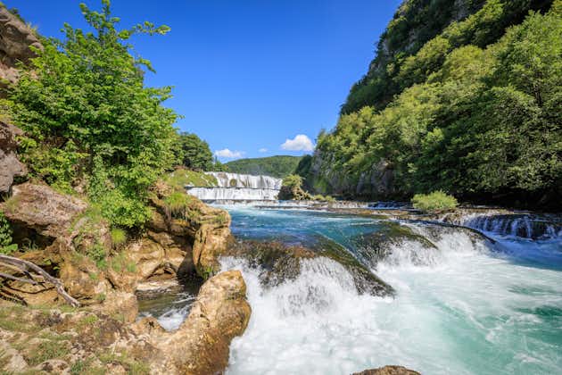Photo of Strbacki Buk waterfall ,border between Croatia And Bosnia And Herzegovina, Europe.